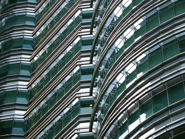 Petronas twin towers detal — Zdjęcie stockowe