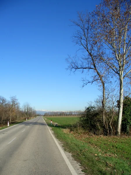 Landsbygden road — Stockfoto