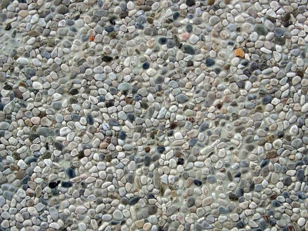 Cemented pebbles background — Stock Photo, Image