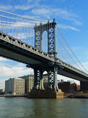 Manhattan bridge, New York clipart