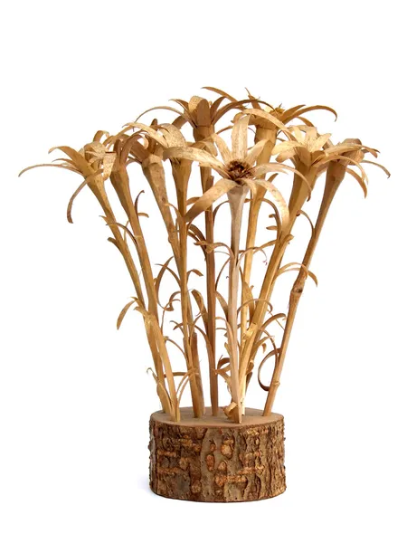 Edelweiss de madera —  Fotos de Stock