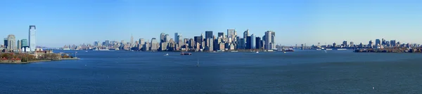Панорамный вид на Нижний Манхэттен — стоковое фото