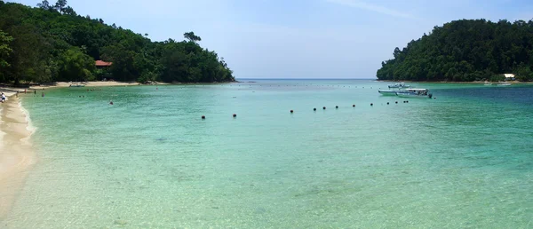 Muelle, islas cerca de Kota Kinabalu — Foto de Stock