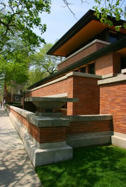 Frank Lloyd Wright's Robie House clipart