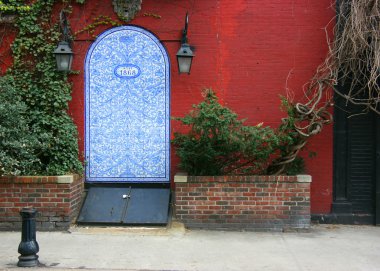 Artistic antique entrance clipart