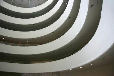 Guggenheim spirals  New York clipart