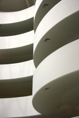 Guggenheim spirals detail clipart