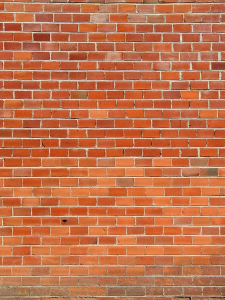 Mauer aus roten Ziegeln — Stockfoto