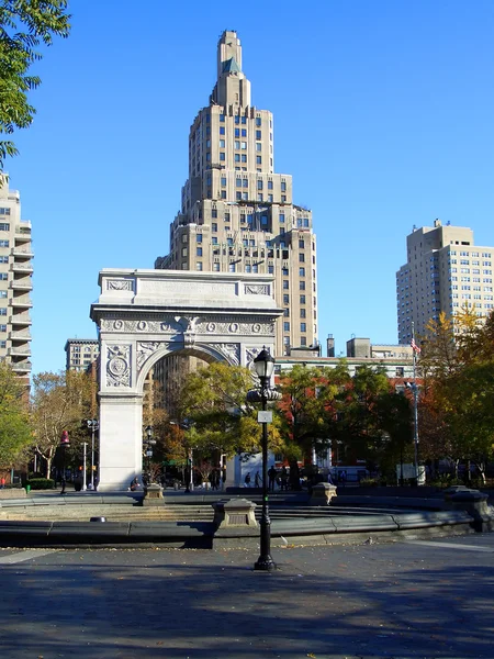 Washington square, Manhattan, New York — Stock Photo, Image