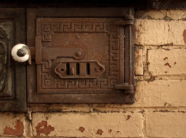 Antieke oven detail — Stockfoto