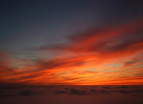 赤い夕日 — ストック写真
