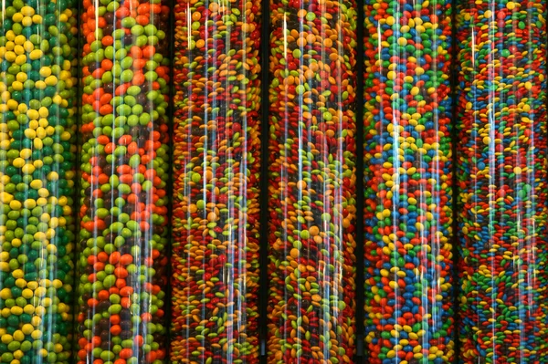 Mixed candy tubes — Stock Photo, Image