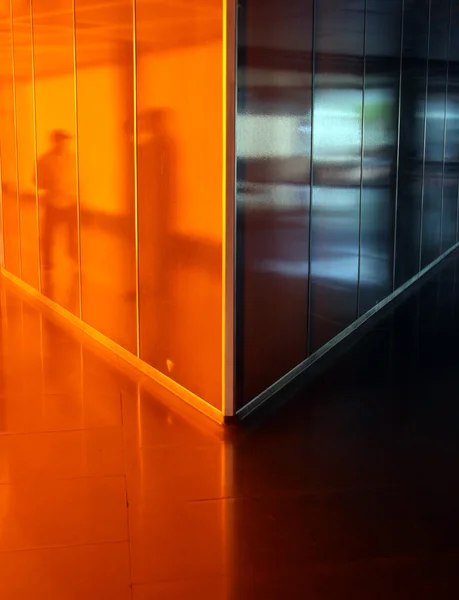 橙色走廊 — 图库照片