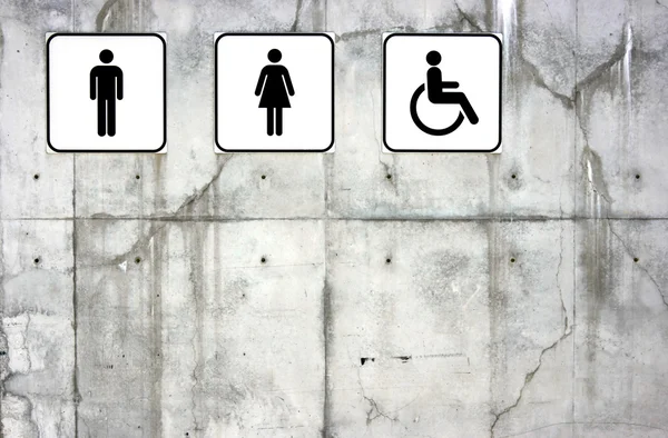 Toilet signs — Stock Photo, Image