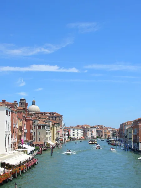 Benátky, canal grande, vertikální — Stock fotografie