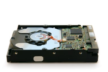 Hard disk below full clipart