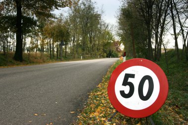 Speed limit horizontal clipart