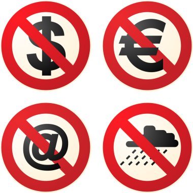 Do not signs clipart