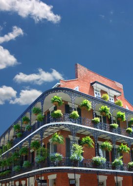 New Orleans architecture clipart