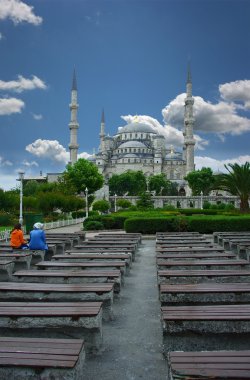 The Blue Mosque in Istanbul clipart