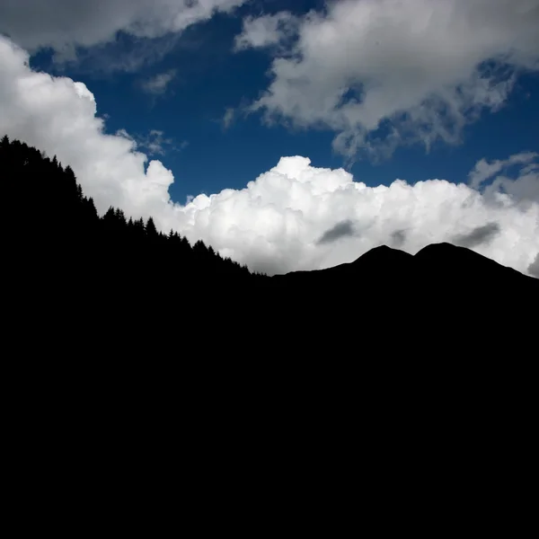 stock image Mountain silhouette