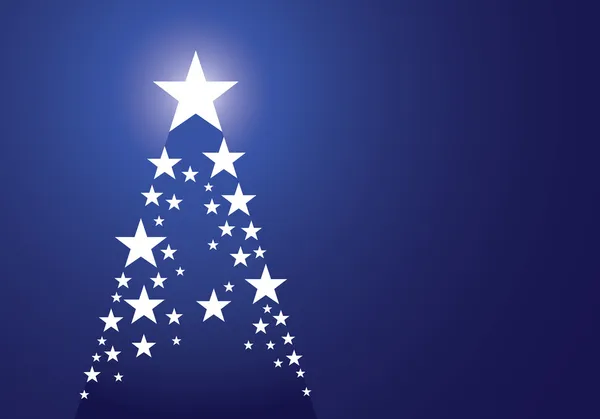 stock image Star blue pine christmas background