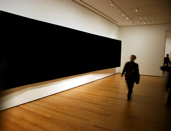 Big blank panel exposition — Stock Photo, Image