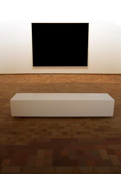 Kiállítási tér üres panel — Stock Fotó