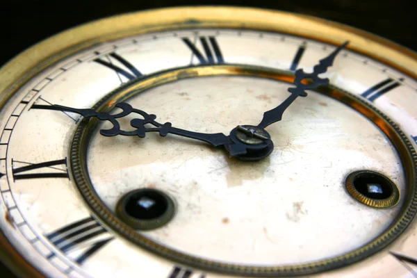 Reloj antiguo detalle de cara — Foto de Stock