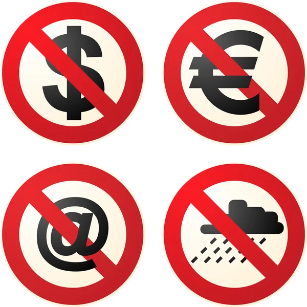 Do not signs — Stock Photo, Image