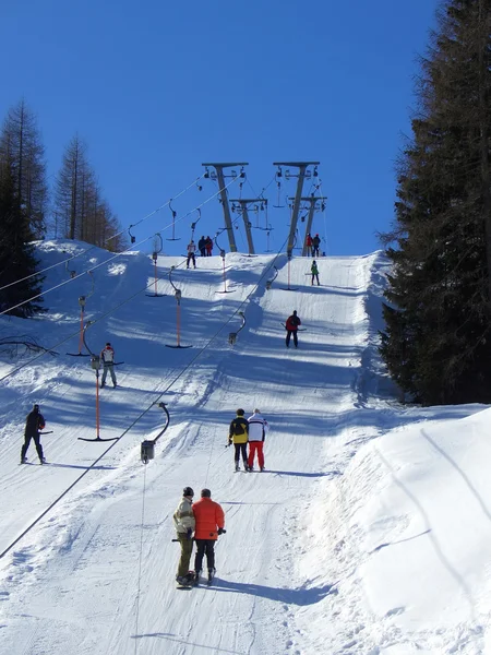 Doble skilift —  Fotos de Stock