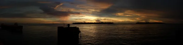 Key West panorama crepúsculo — Fotografia de Stock