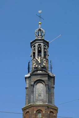 Munttoren clock tower clipart