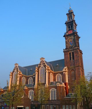 Westerkerk Amsterdam clipart