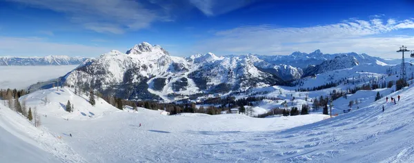 Ski resort panorama — Stockfoto
