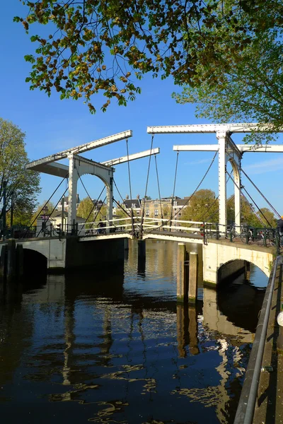 Niewe ヘーレン運河橋 — ストック写真