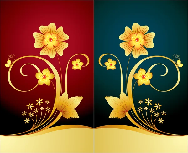 Elegante floral achtergrond — Stockvector