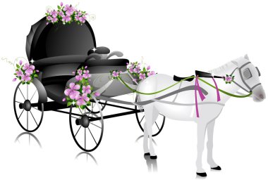 Wedding Carriage clipart