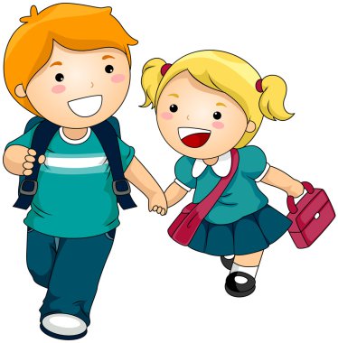 Going to School clipart