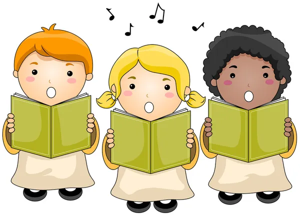 Детский хор — стоковый вектор