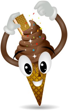 Choco Ice Cream clipart