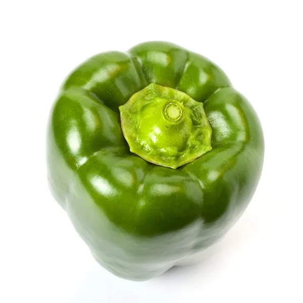 Green pepper isolated on white — Stock Photo, Image
