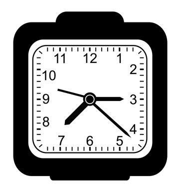 Alarm clock clipart