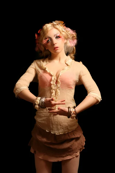 Muñeca joven de moda — Foto de Stock