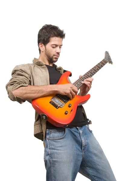 stock image Asian guitarist