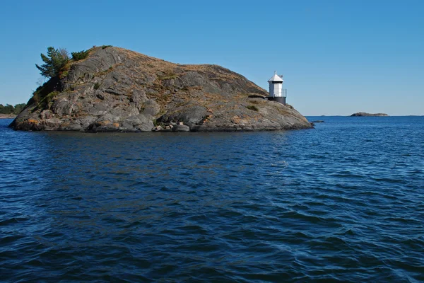 stock image Lighthouse on cliff