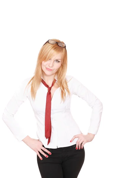 Young attractive business woman. — Stock Photo, Image