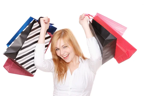 Shopping sexy woman — Stock Photo, Image