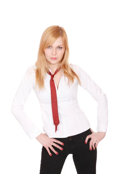 Portrait attractive business woman. Royalty Free Stock Images