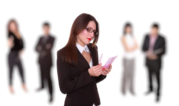 Business woman in the office — Stock Photo, Image